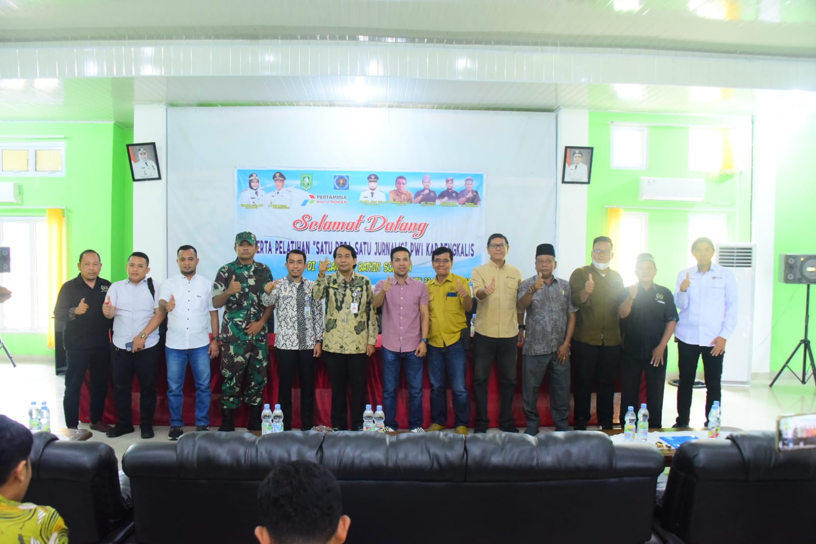 Dukung Program Pemerintah, PWI Bengkalis Ciptakan Satu Desa Satu Jurnalis