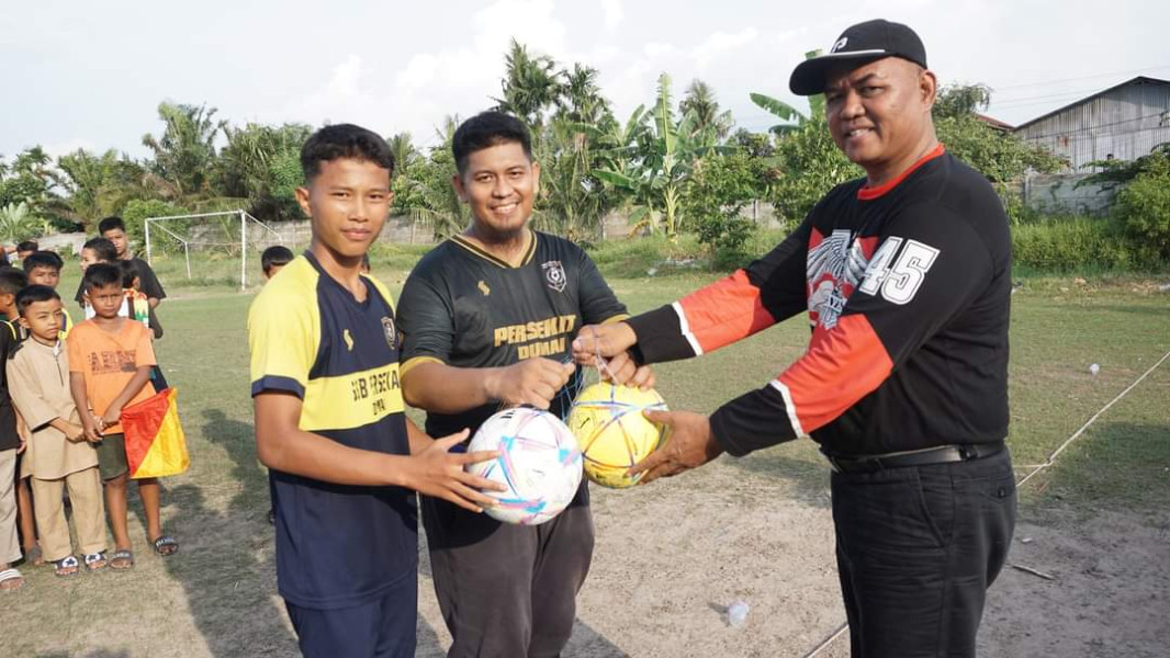 Syaiful Amri Datuk Domo Hadiri Syukuran Anniversary ke-21 SSB Persekat Dumai