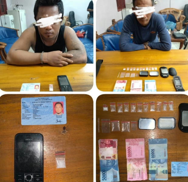Opsnal Mandau Tangkap Kurir dan Pengedar Sabu