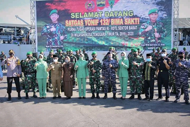 PT Pelindo 1 (Persero) Cabang Dumai  Bantu Fasilitasi Kegiatan Penyambutan Purna Tugas TNI