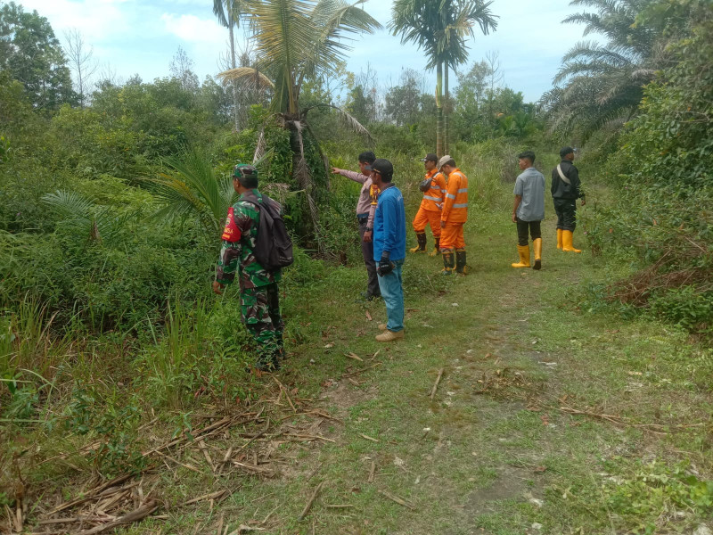 Patroli Gabungan Serda Cerzakatno Bersama Instansi Terkait Cegah Karhutla