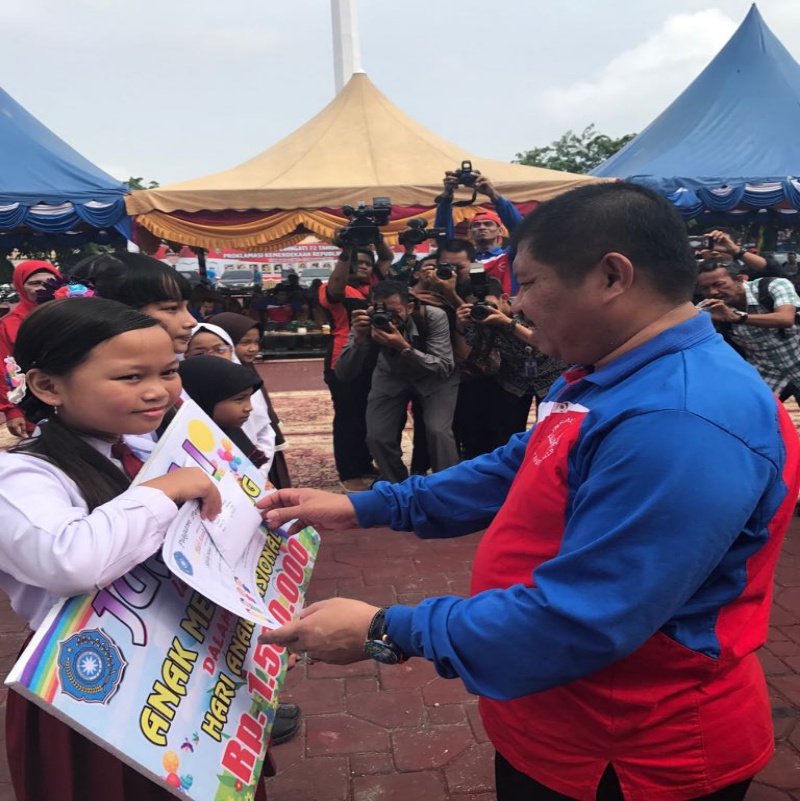 Silvia Nisa Ananda Zulpan,Juara Hari Anak Nasional Lomba Bercerita