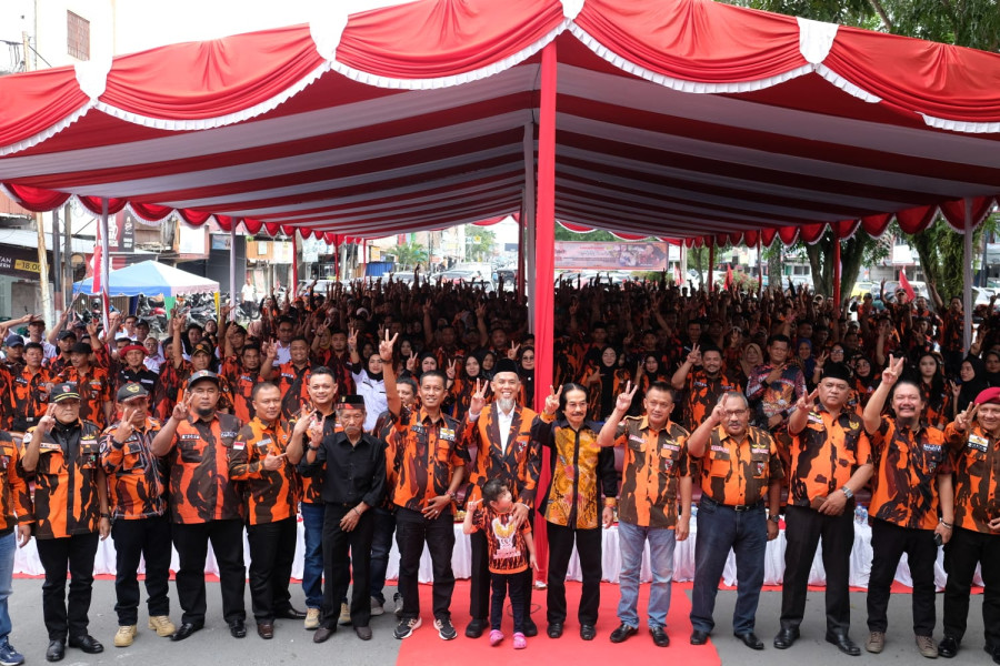 Ribuan Kader Pemuda Pancasila Dumai Dukung H.Paisal Walikota Dua Periode