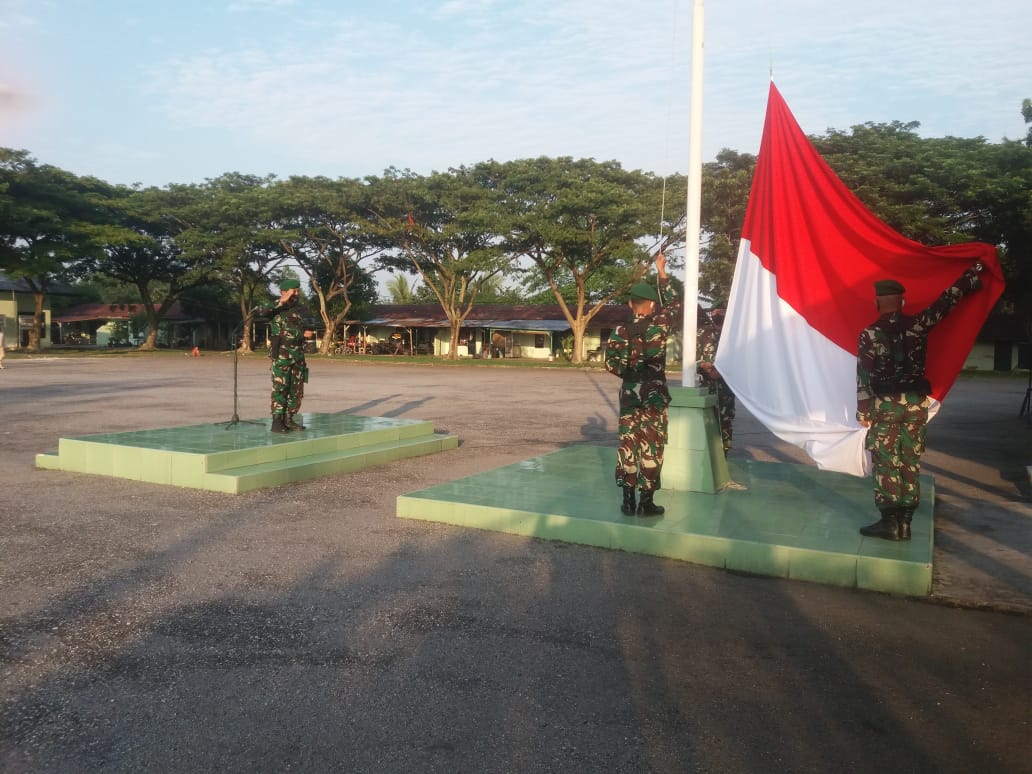 Jadi Inspektur Upacara, Letkol arh Hermansyah Tarigan Pimpin Upacara Bendera