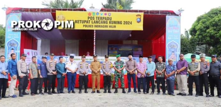 Pastikan Kelancaran Arus Mudik, Pj.Bupati Inhil Herman Tinjau Posko Mudik Lebaran Di Perbatasan Riau - Jambi