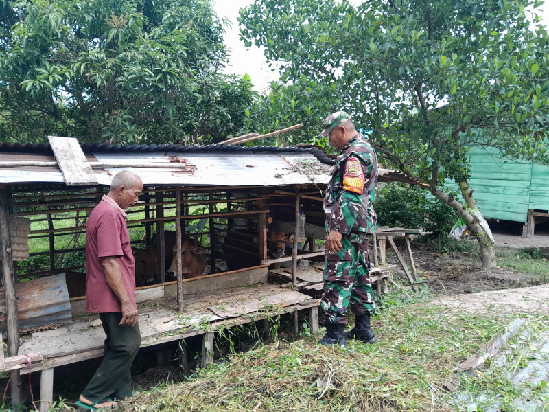 Sosialisasi Cegah PMK Oleh Serma Fahrizal Purba