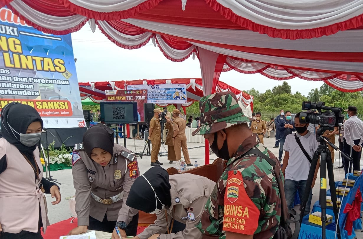 Serka Suandi Hadiri Peresmian RDP Sebagai Kawasan Tertib Berlalulintas