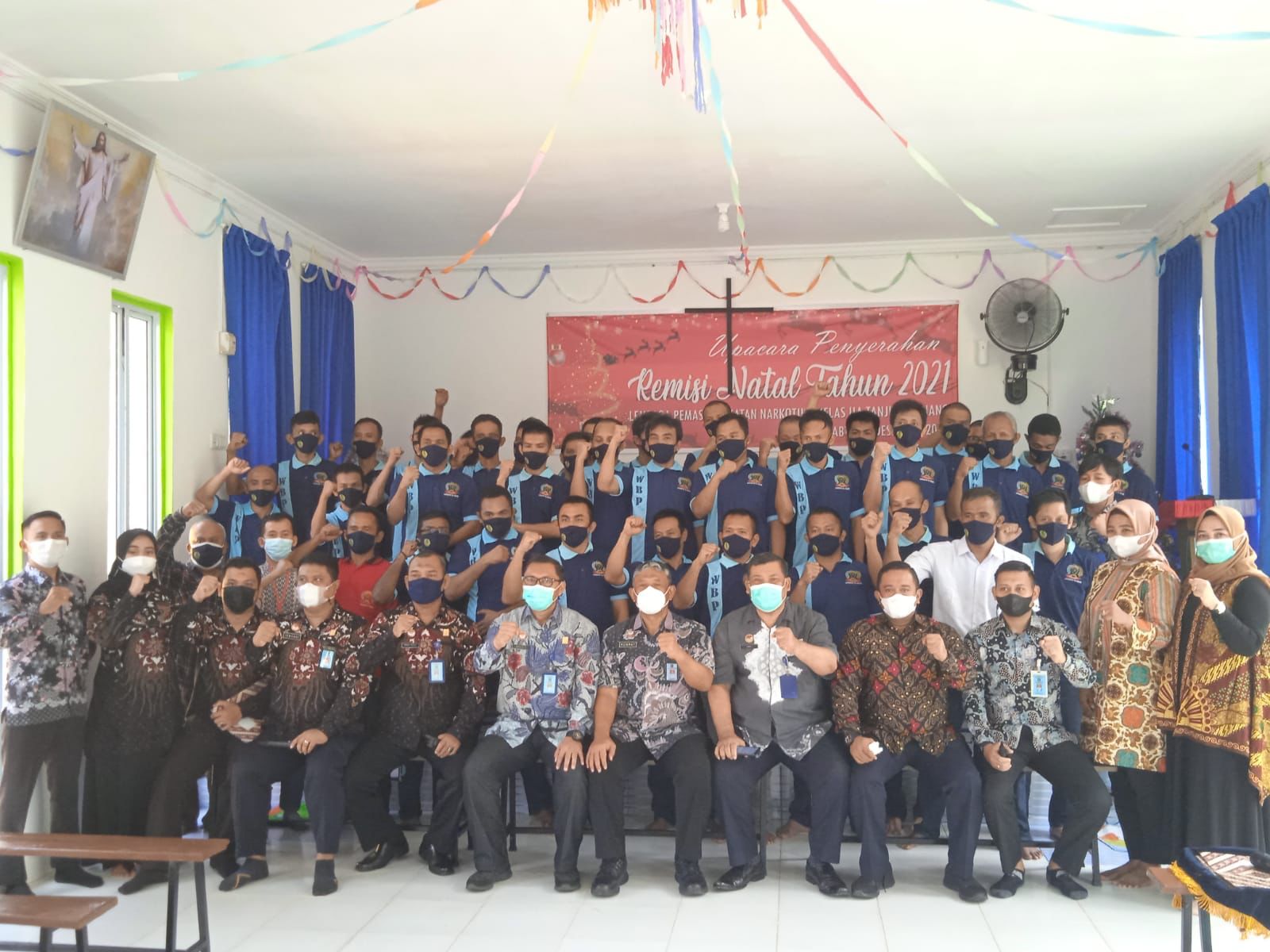 WBP Lapas Narkotika Tanjungpinang Mendapatkan Remisi Khusus Natal