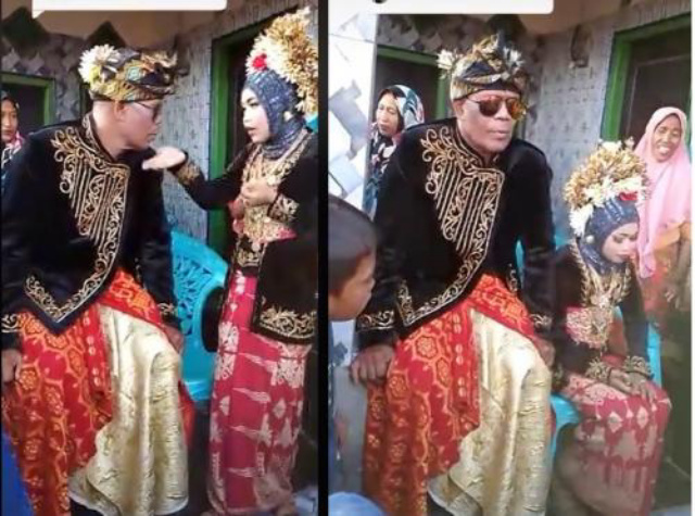 Viral Nikah dengan Perempuan Usia SMP Terpaut 36 Tahun, Netizen: Perempuannya Bahagia Banget!
