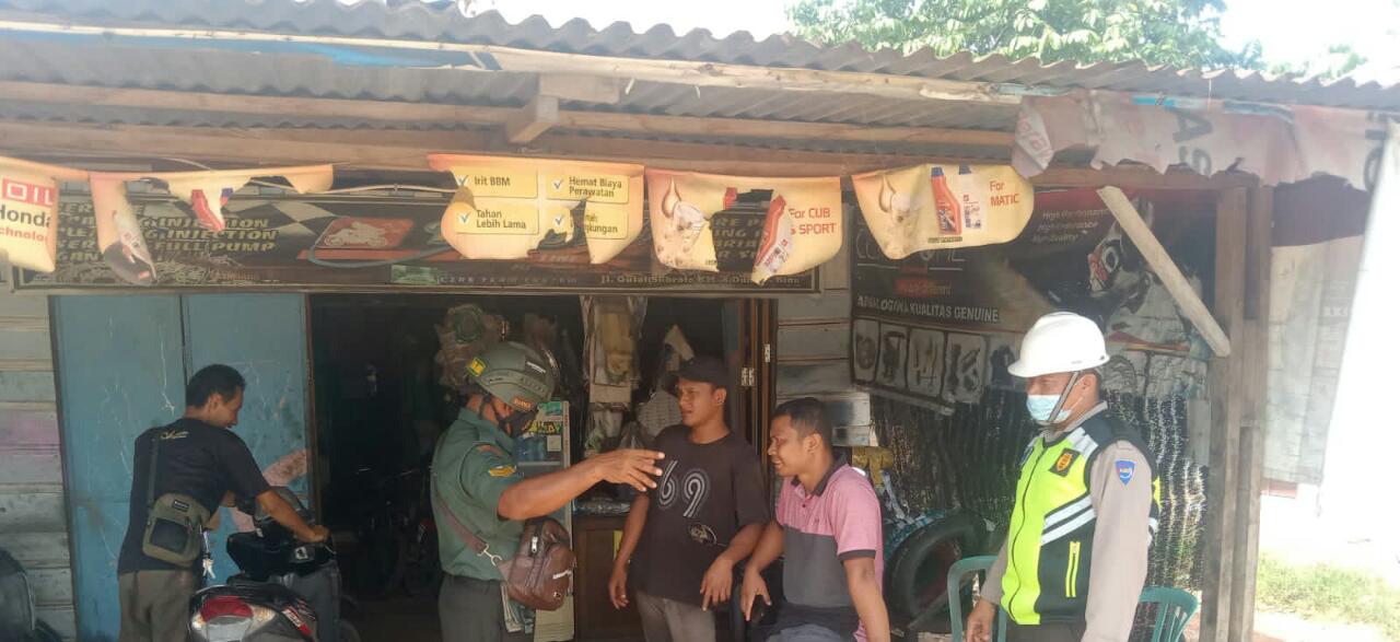 Peltu Wawan Laksanakan Komsos Kepada Pedagang