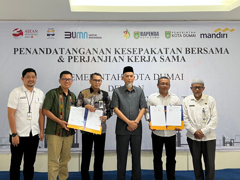 Pemko Dumai bersama Bank Mandiri Hadirkan Digitalisasi Pembayaran Pajak Daerah