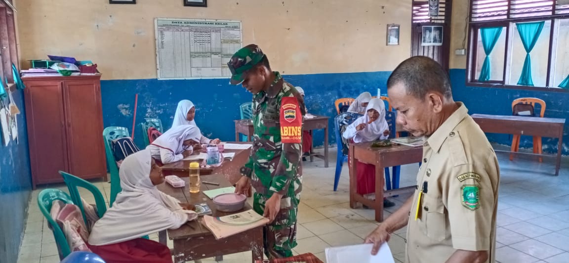 Serda Chanro Sosialisasikan Nilai-nilai Pancasila Kepada Siswa Siswi di SD Negeri 11 Teluk Belitung