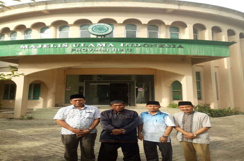 Pengurus MUI Bengkalis Silaturahim dengan MUI Riau