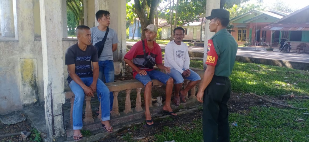 Pelaksanaan Komsos Oleh Serda CJ Silalahi