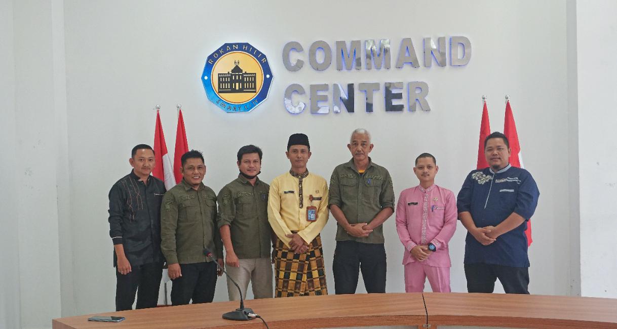 Diskominfotiks Rohil Terima Kunjungan Kerja Bidang SDKI Bengkalis