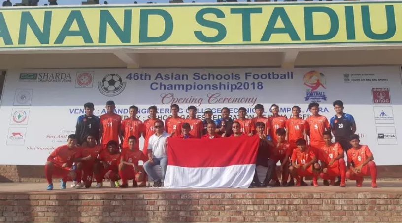 Indonesia Jadi Raunner-Up Asian Schools Football Championship
