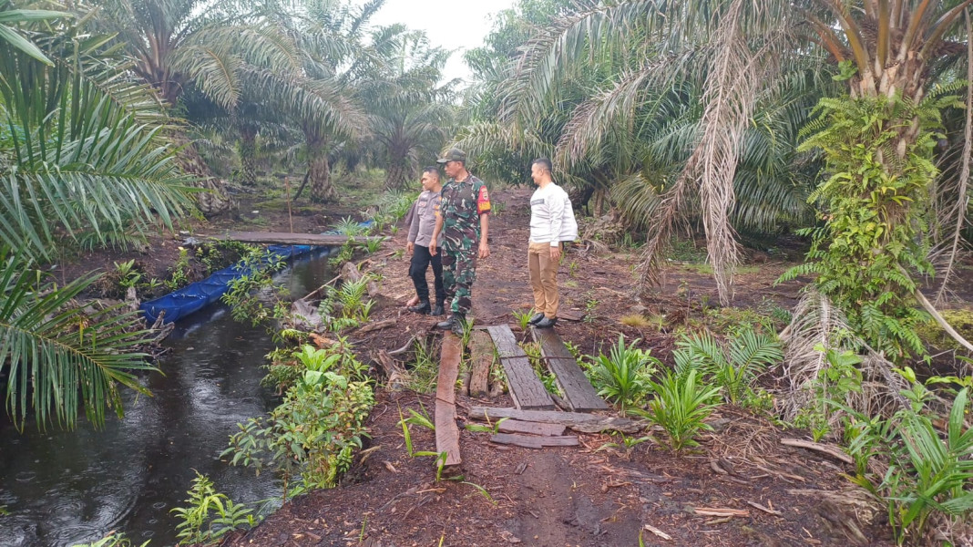 Babinsa Gurun Panjang Lakukan Patroli dan Sosialisasi Karhutla untuk Cegah Kebakaran