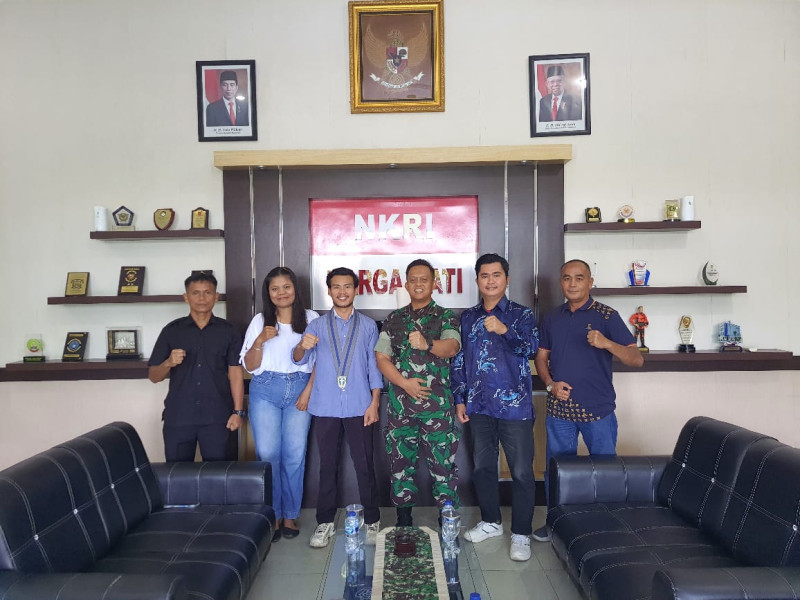 Letkol Inf Antony Triwibowo Terima Kunjungan Pengurus GMKI Kota Dumai