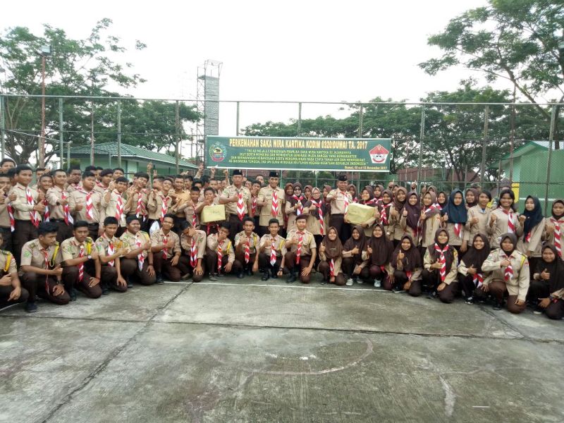 Kodim 0320/Dumai Laksanakan Perjusami Pramuka Saki Wira Kartika