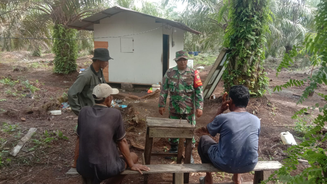 Serda Cerzakatno Temui Masyarakat dan Sampaikan Larangan Membakar Lahan dan Hutan