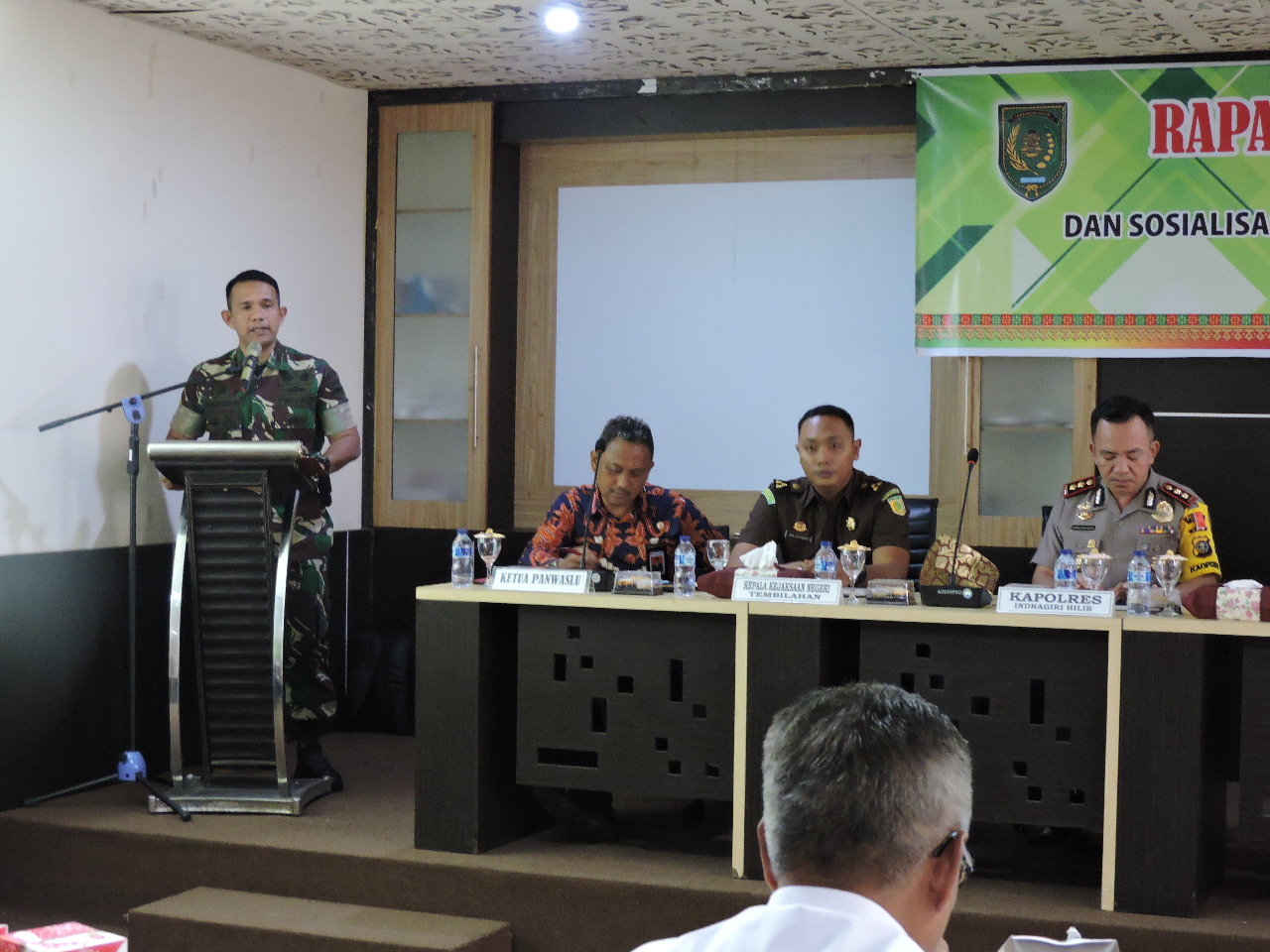 Dandim 0314/Inhil Jamin Prajurit TNI Netral pada Pilkada Riau