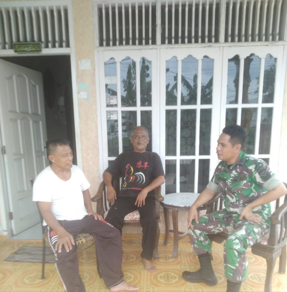 Babinsa Serma Nofrianto Harap Masyarakat Terus Menjaga Wilayah