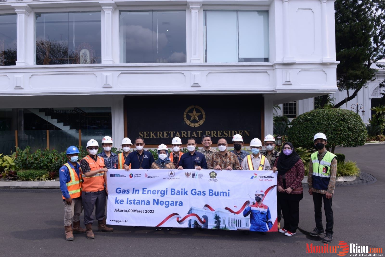 Istana Negara RI Manfaatkan Energi Bersih Gas Bumi Subholding Gas Pertamina