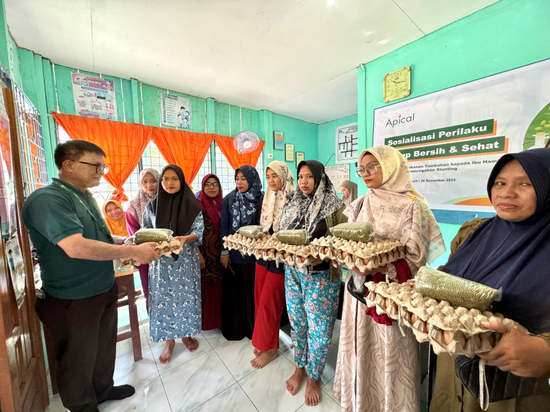 Apical Berikan Bantuan Makanan Tambahan Untuk Ibu Hamil