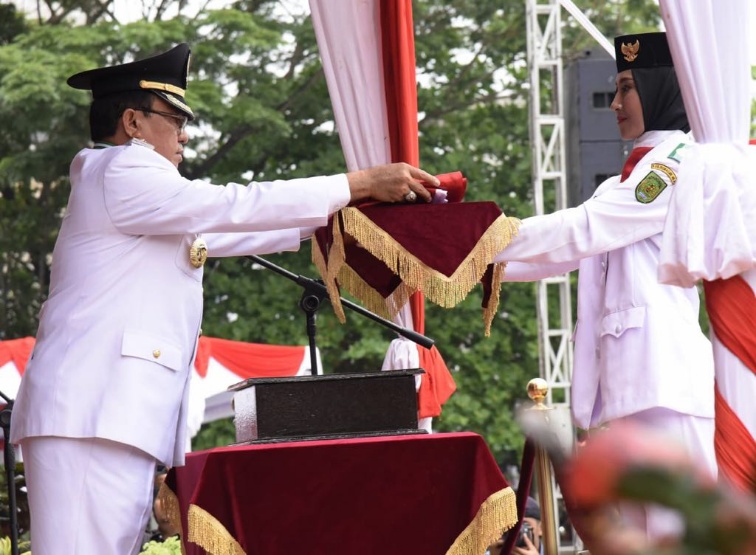 Kemerdekaan RI Ke-73, Bupati Inhil Minta Generasi Bangsa Kenang Jasa Pahlawan