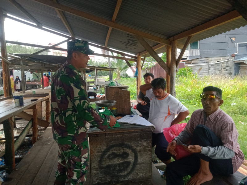 Serda K Sinaga Laksanakan Komsos di Kampung Pancasila