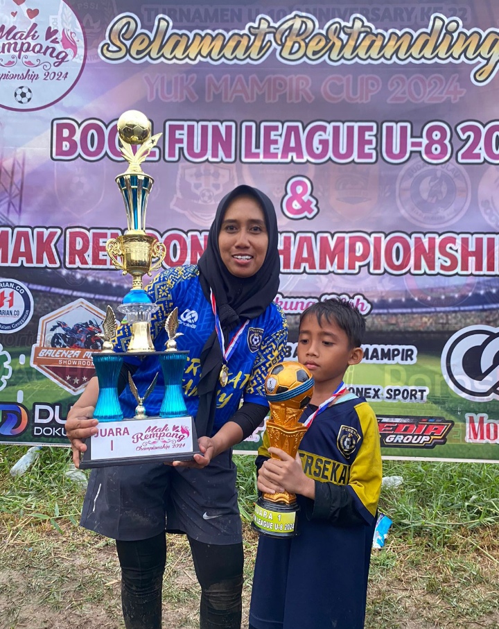 Gacor! Emak dan Anak Sama-sama Juara dan Cetak Gol di Final