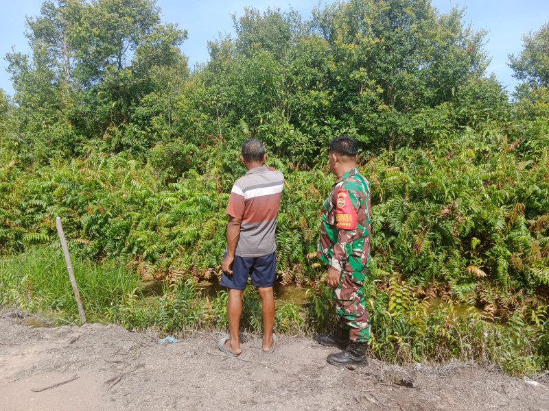 Koramil-01/Dumai Gencar Patroli dan Sosialisasi Antisipasi Kebakaran Hutan dan Lahan
