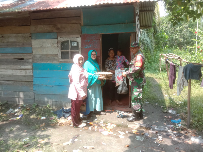 Serda Cerzakatno Serahkan Bantuan Makanan Penunjang Gizi