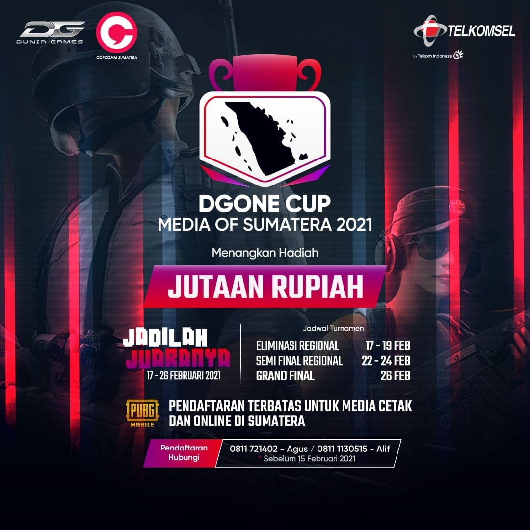 Telkomsel Hadirkan Kompetisi Game Online DGOne Cup Media Sumatra