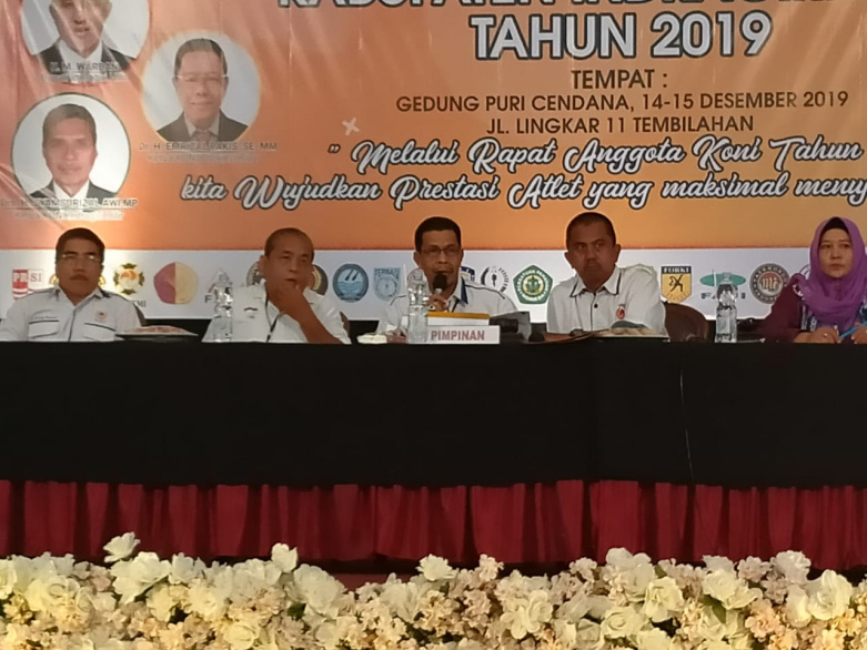 Rapat Anggota Koni Inhil 2019: Tak Ada Atlet Yang Instant