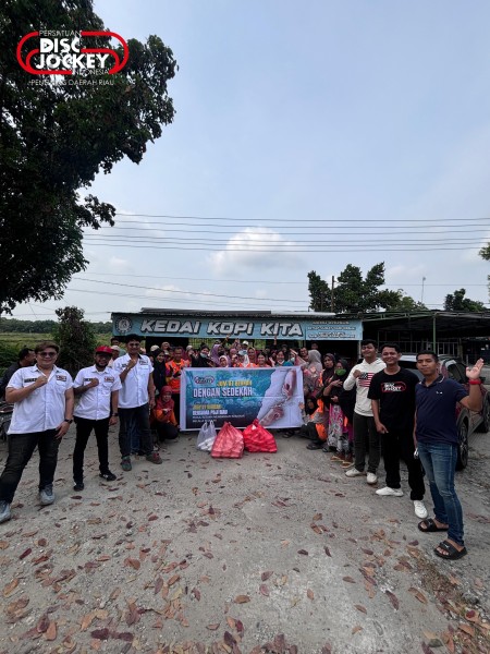 Persatuan Disc Jockey Indonesia Provinsi Riau Bersama Korwil se-Riau Giat Bhakti Sosial Jumat Berkah