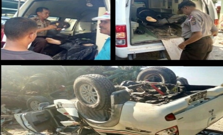 Laka Maut di Rupat Utara, 2 Penumpang Triton Tewas Seketika
