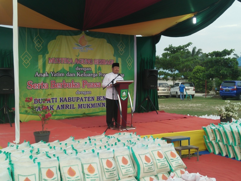 Bupati Bengkalis Apresiasi kepada PT. MASS Balai Raja Pinggir