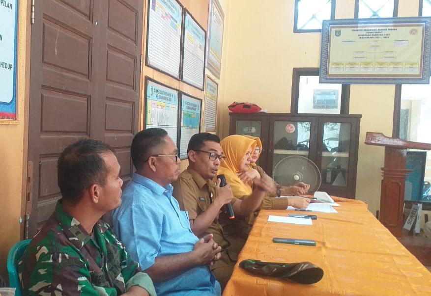 Pelda Riadi Perwakilan Koramil 02 BK Hadiri Rapat Persiapan Bulan Bhakti