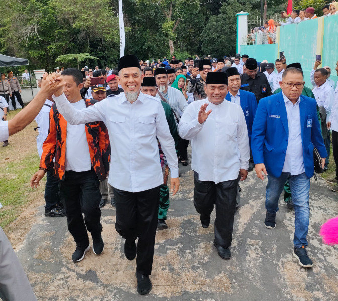 Balon Wako - Wawako Dumai 2025-2030 Paisal - Sugiyarto Resmi Daftar KPU