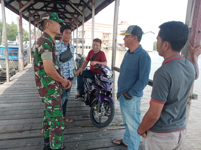 Babinsa Sambangi Masyarakat di Kampung Pancasila