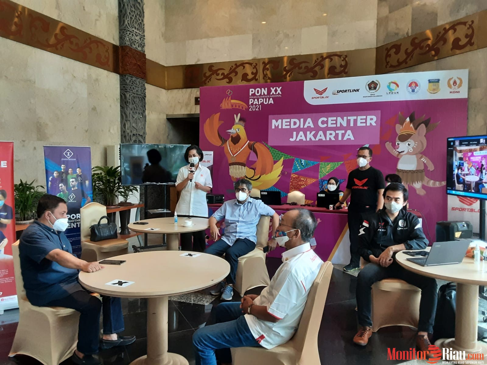 Pembukaan Media Center Jakarta PON XX Papua 2021