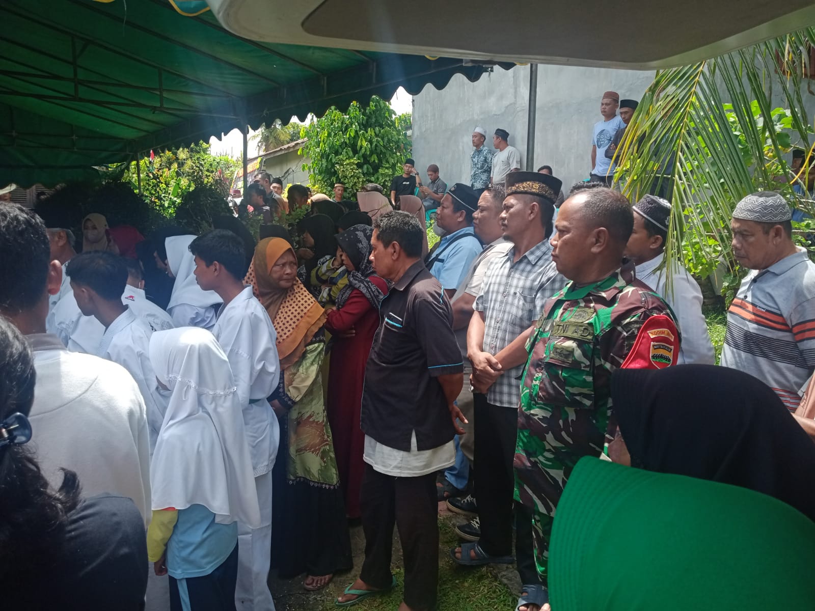 Sertu Sareh Sampaikan Ucapan Belasungkawa