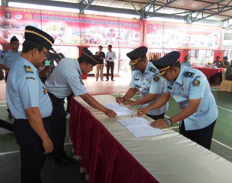 Gantikan Edi Mulyono, Rindra Wardhana Pimpin Rutan Dumai