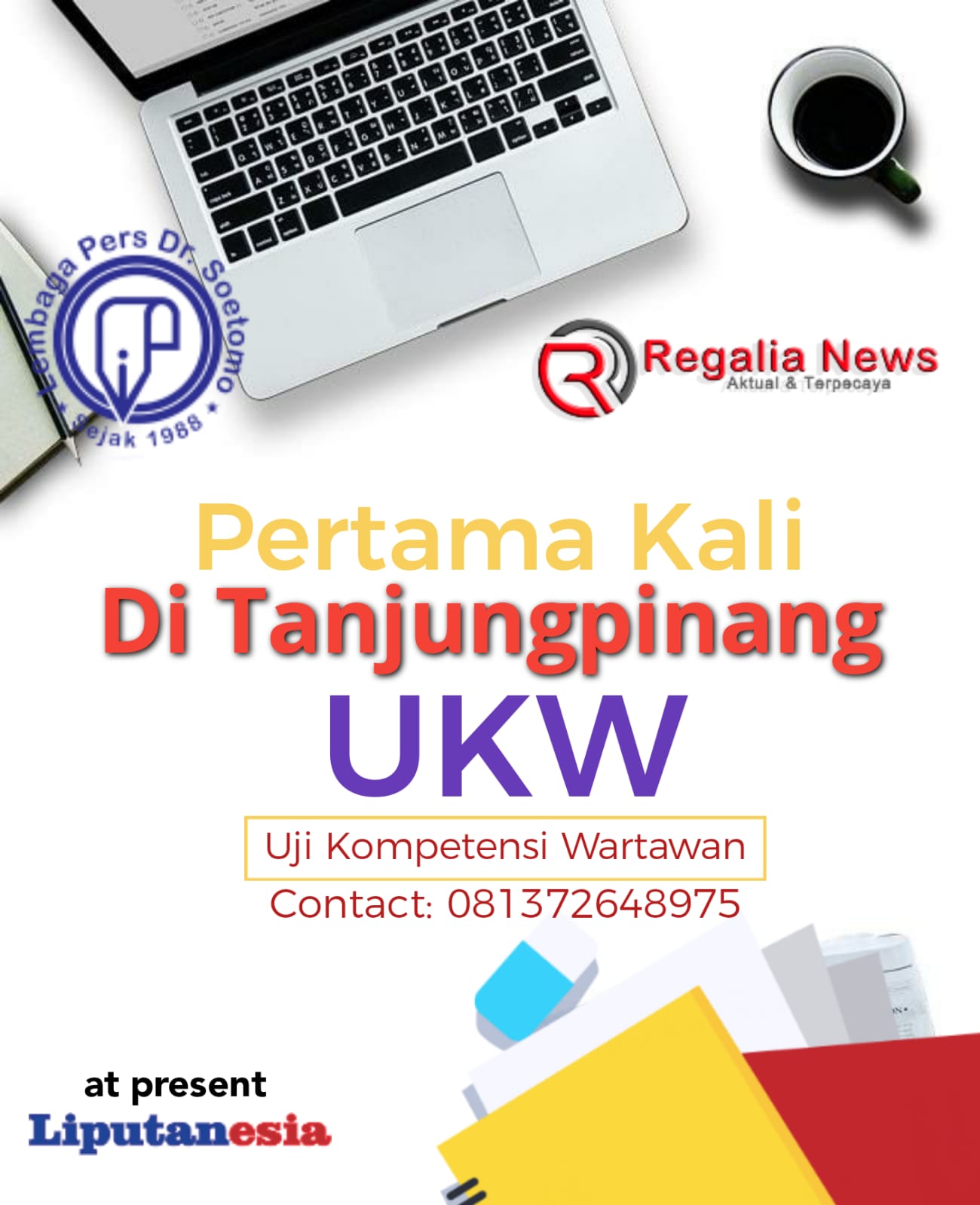 Regalianews Bersama LPDS Lakukan Uji Kompetensi Wartawan Pertama di Tanjungpinang