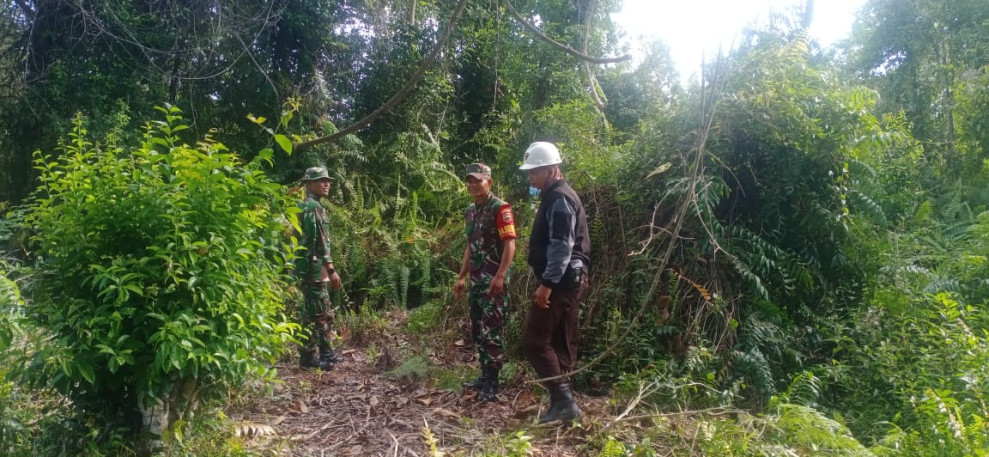 Personil Koramil 06 Merbau Laksanakan Patroli di Desa Lukit