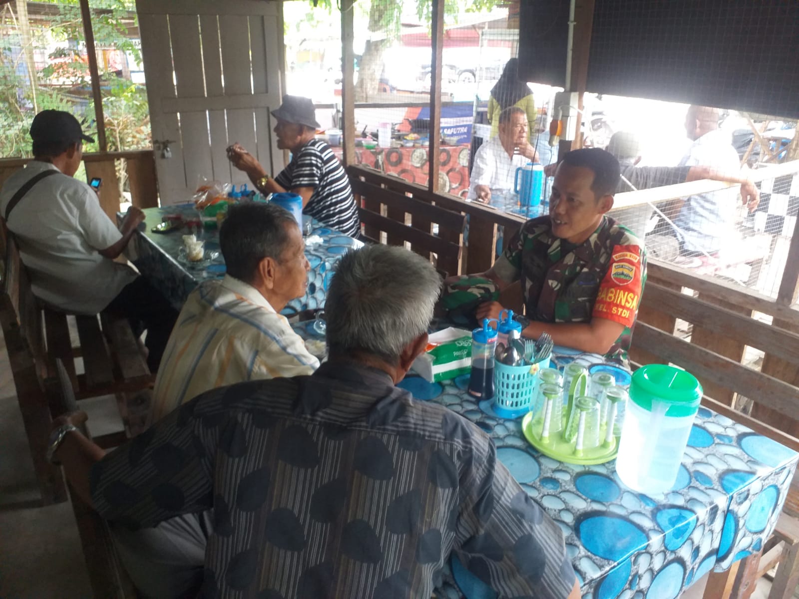 Babinsa STDI Laksanakan Komsos