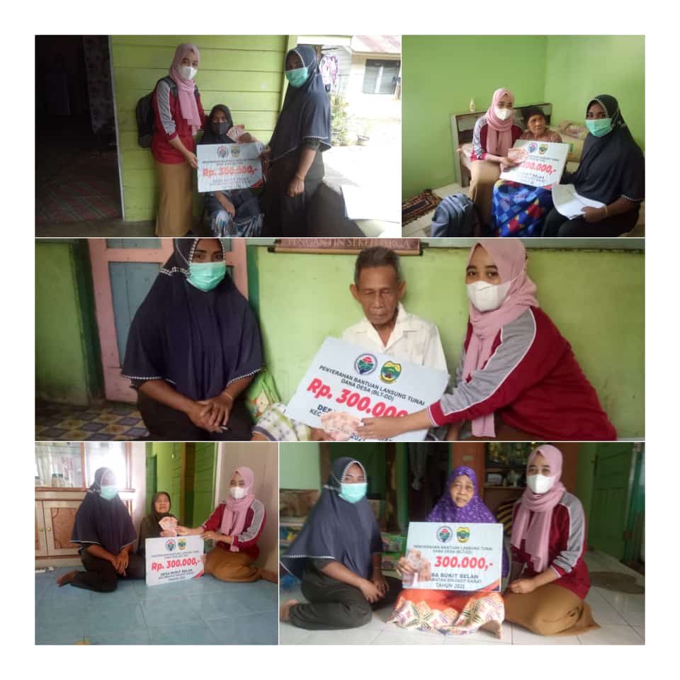 76 KPM di Desa Bukit Belah, Singkep Barat Terima BLT-DD