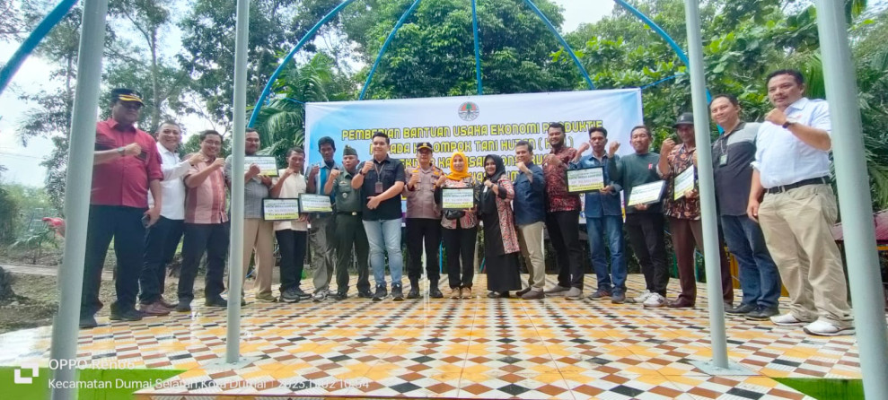 Bersama BKSDA Riau, Dandim 0320/Dumai Yang Diwakili Wadanramil 01 Serahkan Bantuan