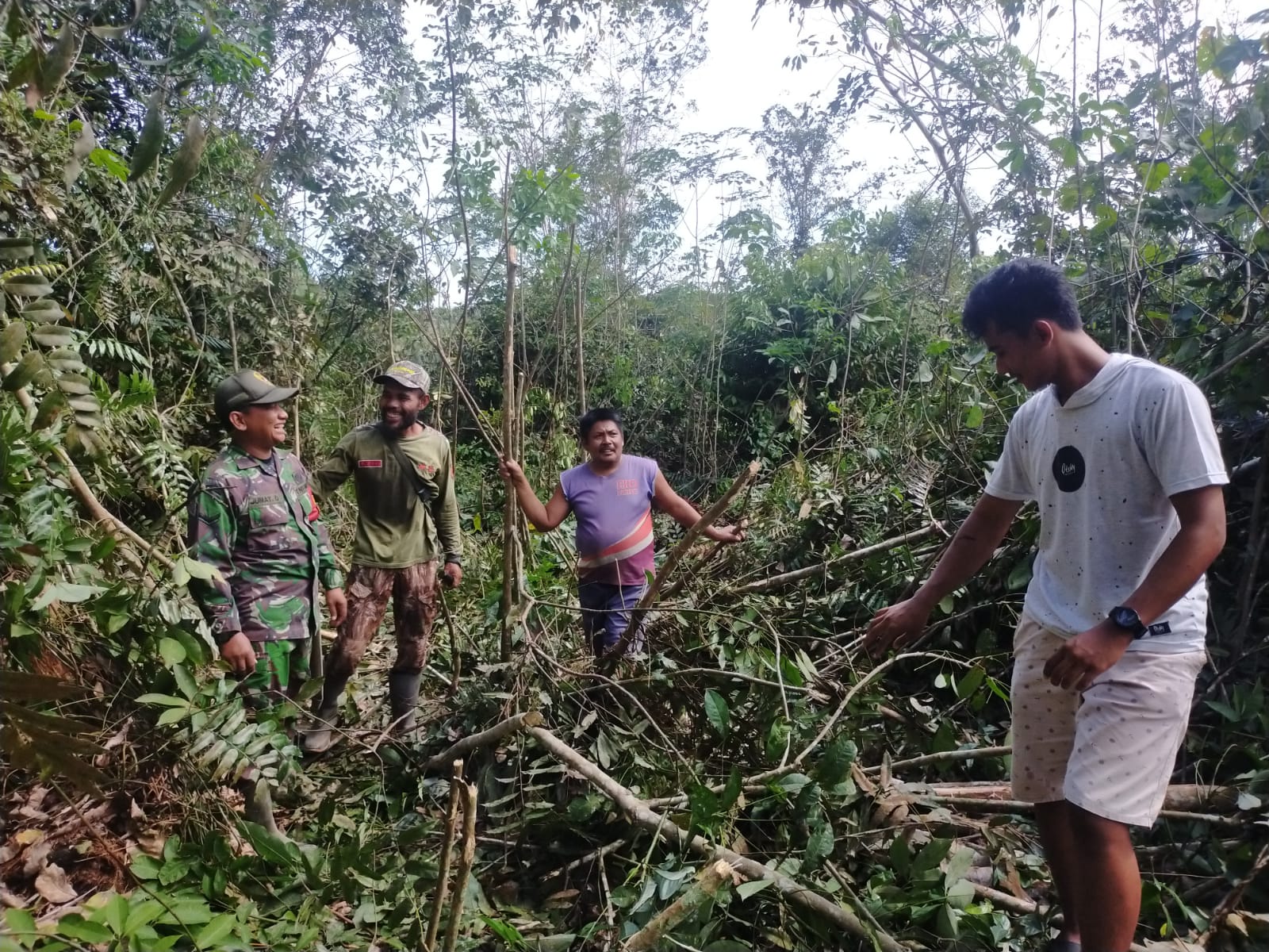 Serda Jumat Desmanto Ingatkan Petani Serta Masyarakat Mengenai Karhutla